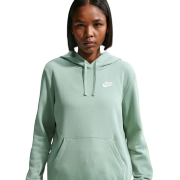 Blusão Nike Sportswear Club Fleece Feminino - Verde