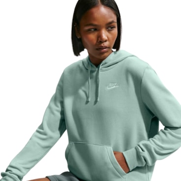 Blusão Nike Sportswear Club Fleece Feminino - Verde