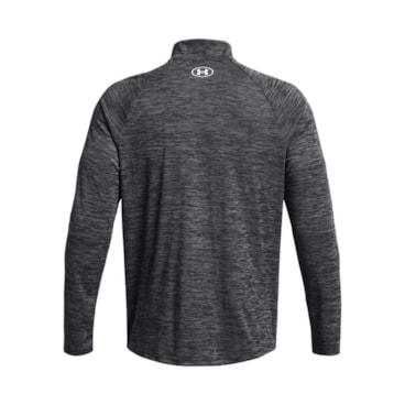 Blusão Under Armour 1/2 Zip Tech Textured Masculino - Preto