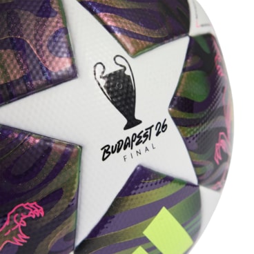 Bola Adidas Uefa Champions League Final Box Unissex - Roxa/Branca