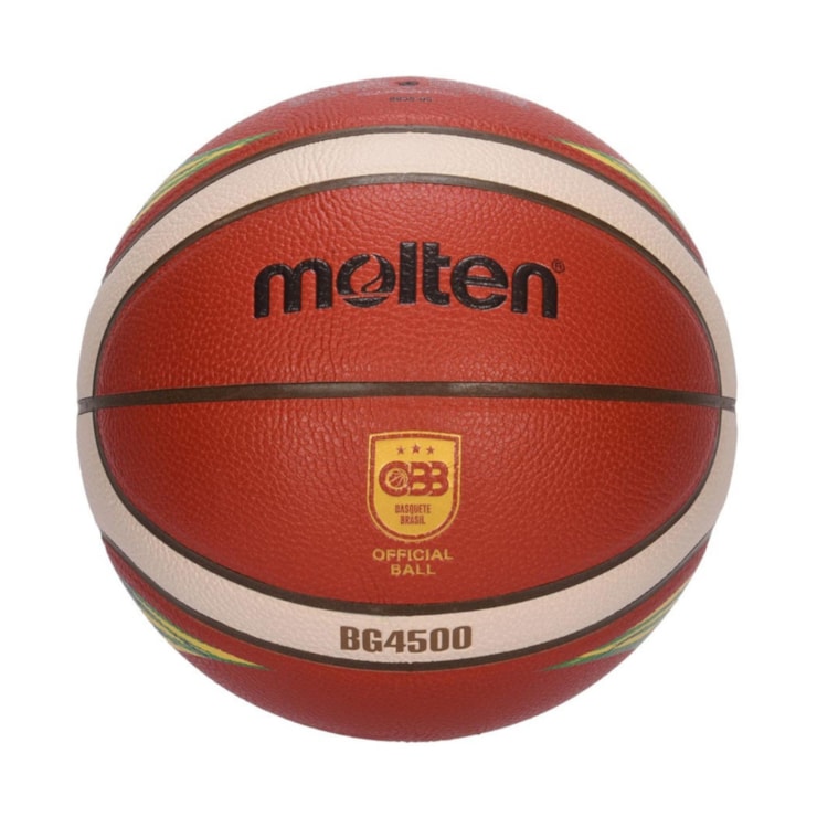 Bola Basquete Molten CBB Oficial FIBA T7 Unissex - Laranja