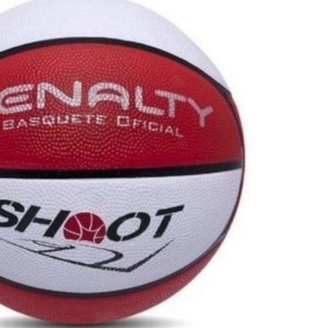 Bola Basquete Penalty Shoot Unissex - Vermelha/Branca