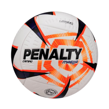 Bola Campo Penalty Mag11A R2 XXVI Unissex - Branca/Laranja