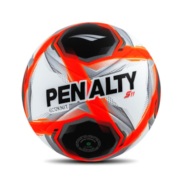 Bola Campo Penalty S11 Ecoknit XXV Unissex - Branca/Vermelha