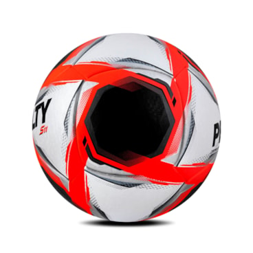 Bola Campo Penalty S11 R1 XXV Unissex - Branca/Vermelha