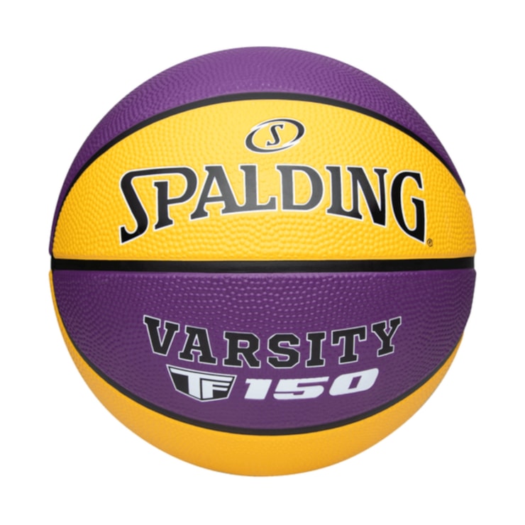 Bola De Basquete Spalding Varsity TF-150 Unissex - Amarela/Roxa