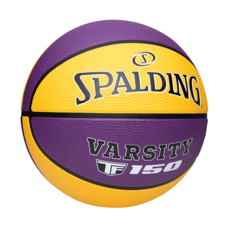 Bola De Basquete Spalding Varsity TF-150 Unissex - Amarela/Roxa