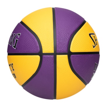 Bola De Basquete Spalding Varsity TF-150 Unissex - Amarela/Roxa