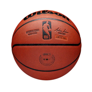 Bola De Basquete Wilson NBA Authentic Unissex - Laranja