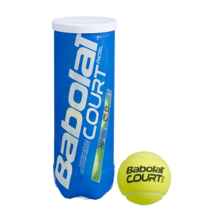 Bola de Padel Babolat Court X3 Unissex - Amarela
