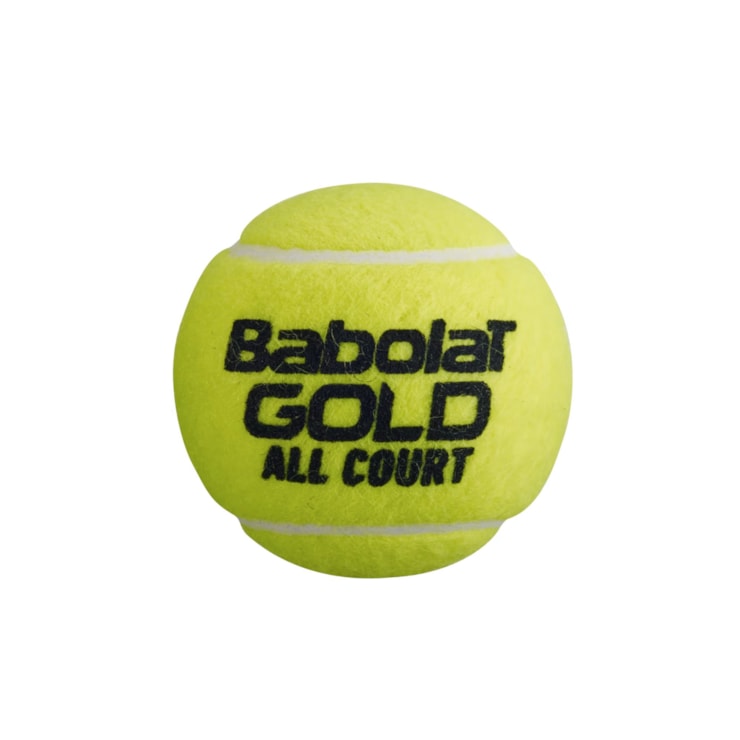 Bola de Tênis Babolat Gold All Court X4 Unissex - Amarela