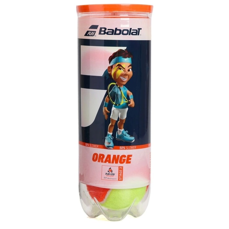 Bola de Tênis Babolat Orange X3 Unissex - Amarela/Laranja