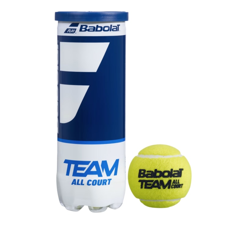 Bola de Tênis Babolat Team All Court X3 Unissex - Amarela