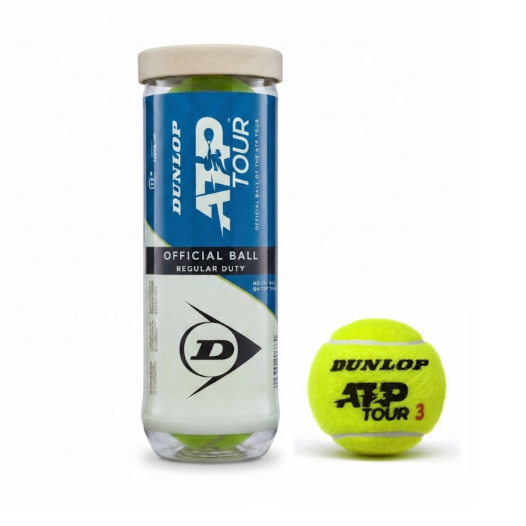 Bola de Tênis Dunlop ATP Regular Duty Tubo 3 Unidades unissex - verde