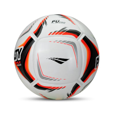 Bola Futsal Penalty Max 500 XXVI Unissex - Branca/Laranja