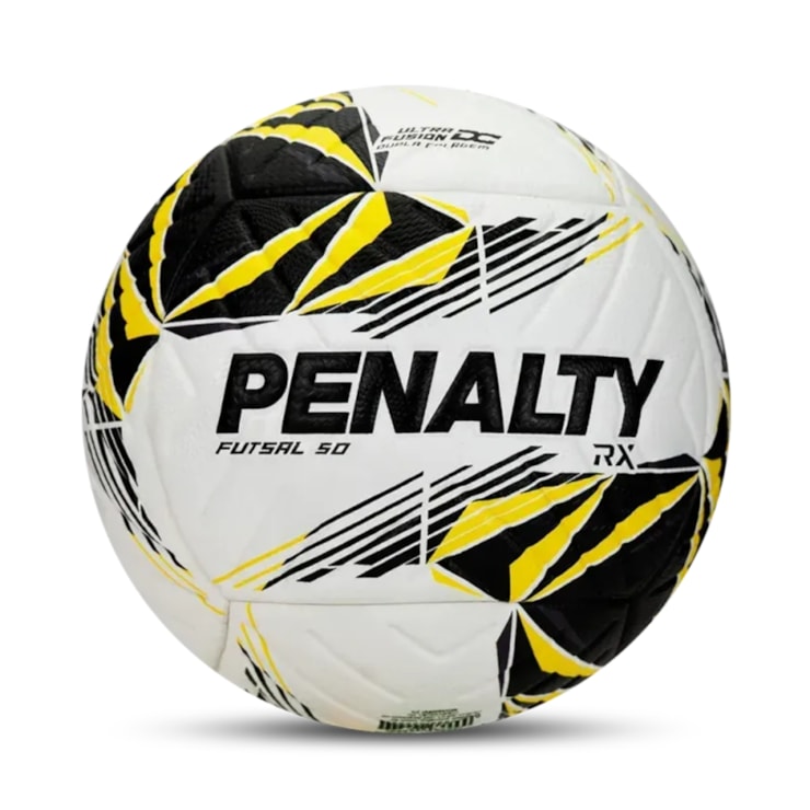 Bola Futsal Penalty Rx 50 XXVI Infantil - Branca/Amarela