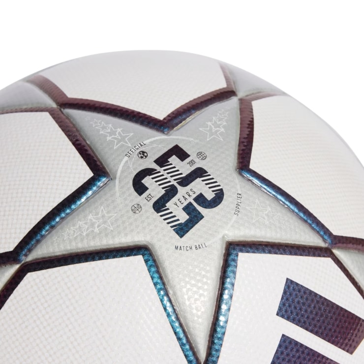 Bola III Adidas Uefa Champions League Unissex - Branca/Prata