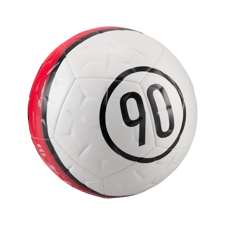 Bola Nike Academy Total 90 Unissex - Branca/Vermelha