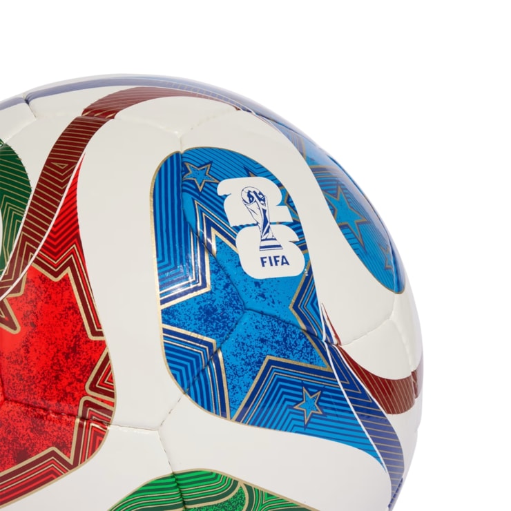 Bola Pro Futsal Adidas Trionda Copa Do Mundo 2026 Unissex - Branca/Multicolor