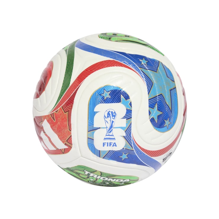 Bola Pro Oficial Adidas Trionda Copa Do Mundo 2026 Box Unissex - Branca/Azul