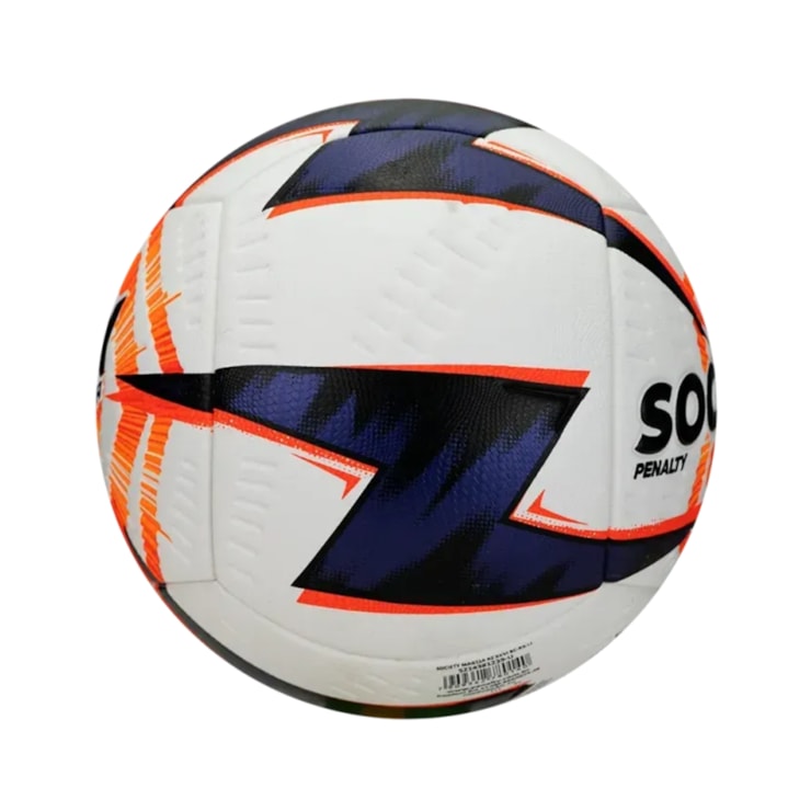 Bola Society Penalty Mag11A R2 XXVI Unissex - Branca/Laranja