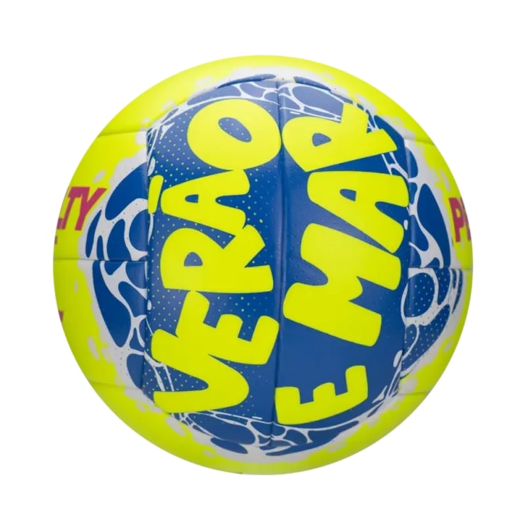 Bola Vôlei De Praia Penalty Fun XXVI Unissex - Amarela/Azul