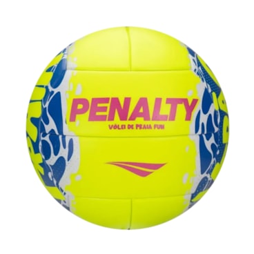 Bola Vôlei De Praia Penalty Fun XXVI Unissex - Amarela/Azul