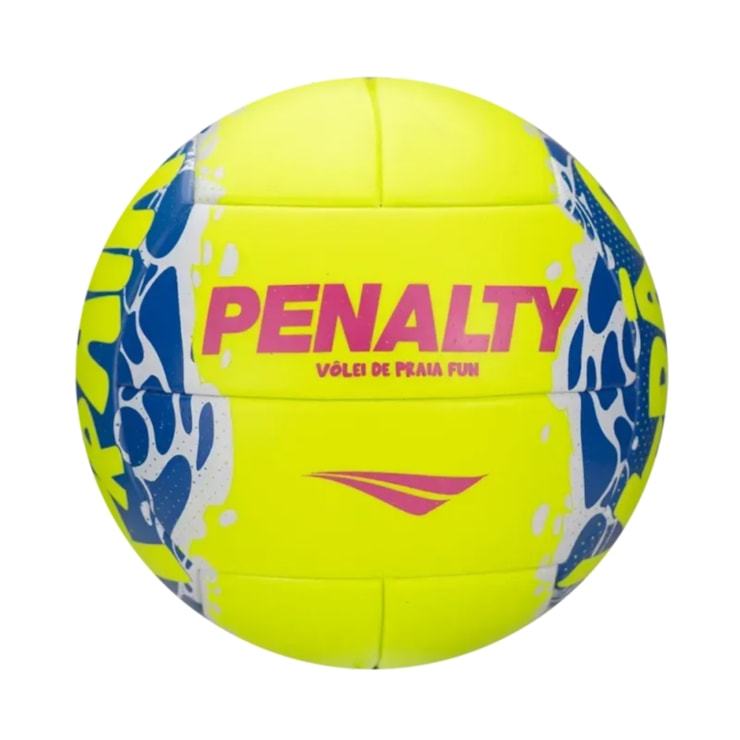 Bola Vôlei De Praia Penalty Fun XXVI Unissex - Amarela/Azul