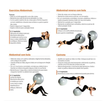 Bola Vollo Gym 75Cm Res 300Kg C/Bomba Unissex - Cinza
