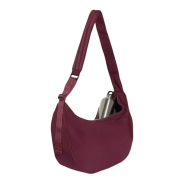 Bolsa Adidas Tiracolo Meia-Lua Everyday Icons Unissex - Bordô