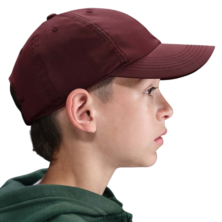 Boné Nike Dri-Fit Swoosh Metal Club Infantil - Vinho