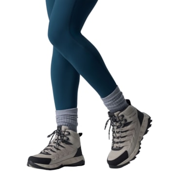Bota Columbia Strata Trail Mid Feminina - Cinza