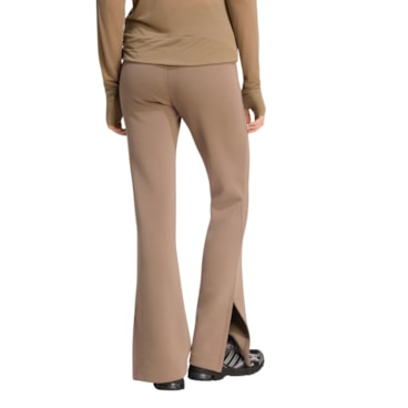 Calça Adidas Flare Soft Lux Feminina - Marrom
