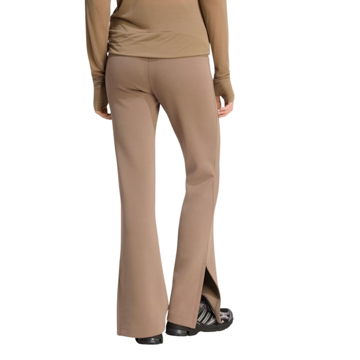 Calça Adidas Flare Soft Lux Feminina - Marrom