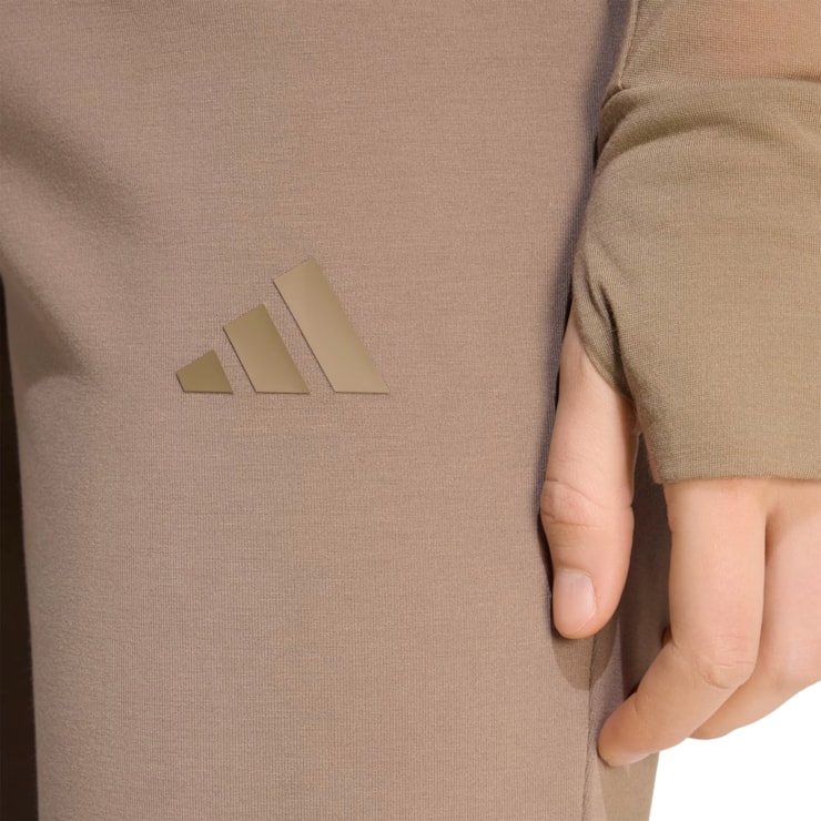 Calça Adidas Flare Soft Lux Feminina - Marrom