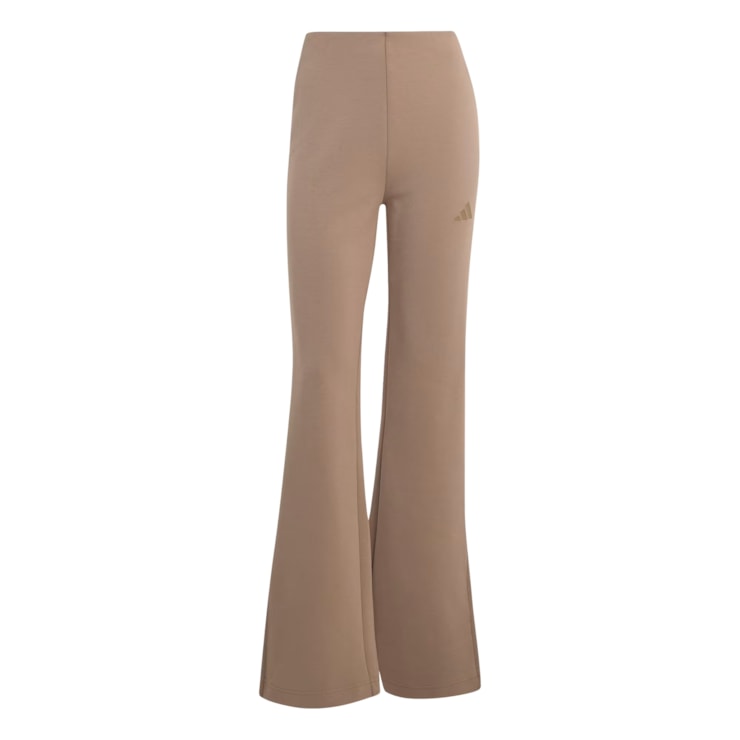 Calça Adidas Flare Soft Lux Feminina - Marrom