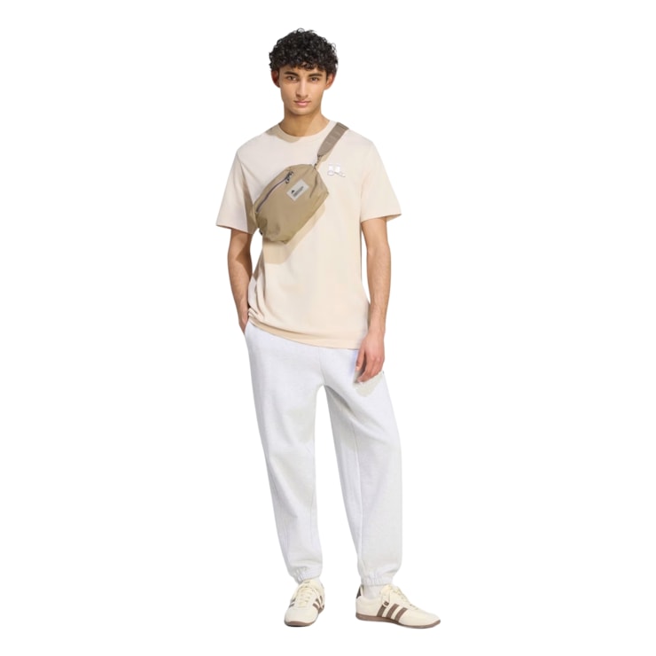 Calça Adidas Small Regular Cuffed Masculina - Cinza