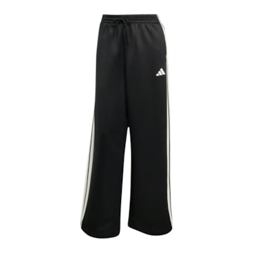 Calça Adidas Stadium Três Listras Feminina - Preta