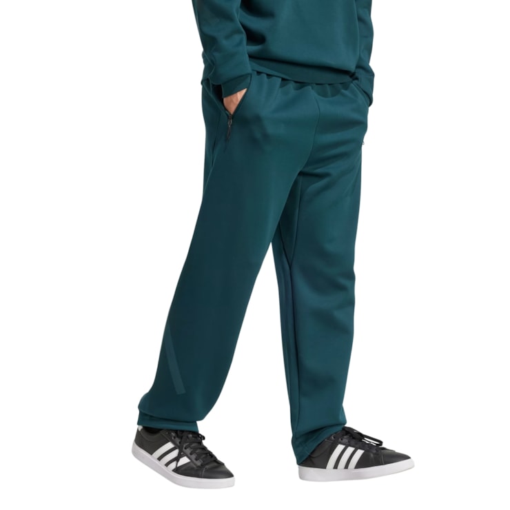 Calça Adidas Z N E Open-Hem Masculina - Verde Escuro