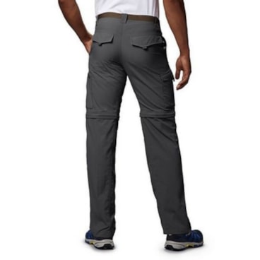 Calça Columbia Silver Ridge Convertible Masculina - Cinza