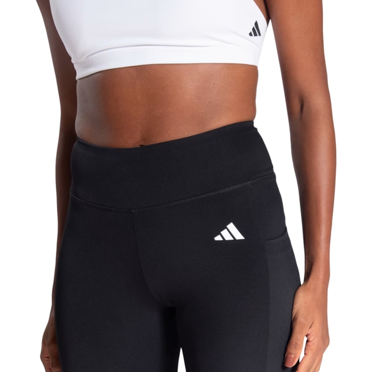 Calça Legging Adidas Com Bolso Lc Feminina - Preta
