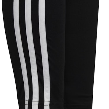 Calça Legging Adidas Essentials 3 Stripes Infantil - Preta