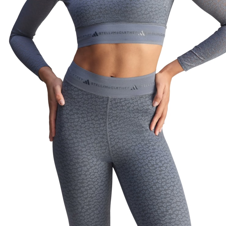 Calça Legging Adidas Stella Mccartney Feminina - Cinza