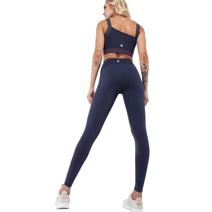 Calça Legging Lauf Vision Feminina - Marinho