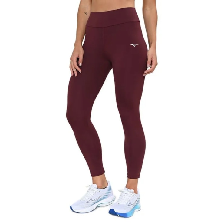 Calça Legging Mizuno Essence Feminina - Bordô