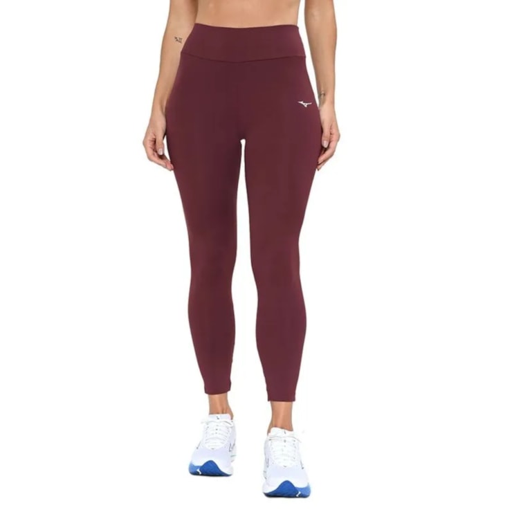 Calça Legging Mizuno Essence Feminina - Bordô
