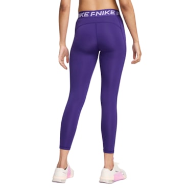 Calça Legging Nike Pro Feminino - Roxa