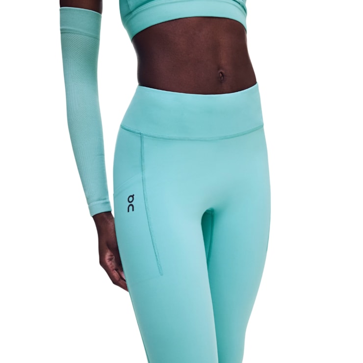 Calça Legging On Performance Tights 7/8 Feminina - Azul Claro