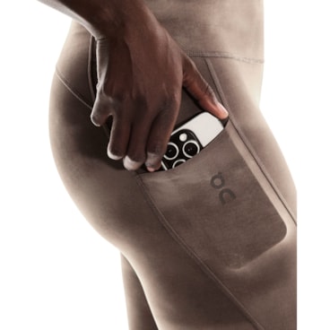 Calça Legging On Running Performance Tight 7/8 Feminina - Marrom