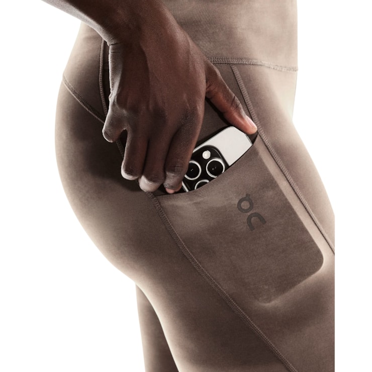 Calça Legging On Running Performance Tight 7/8 Feminina - Marrom